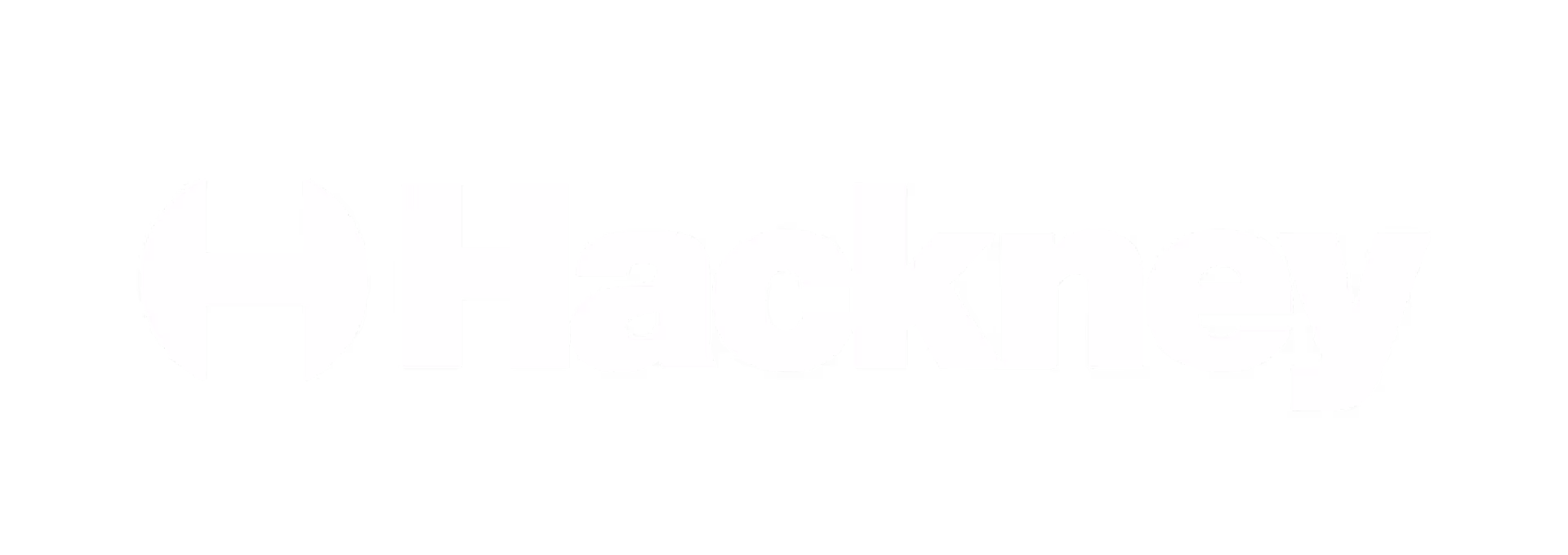 Hackney Council logo featuring a stylized letter H inside a circle next to the word Hackney.