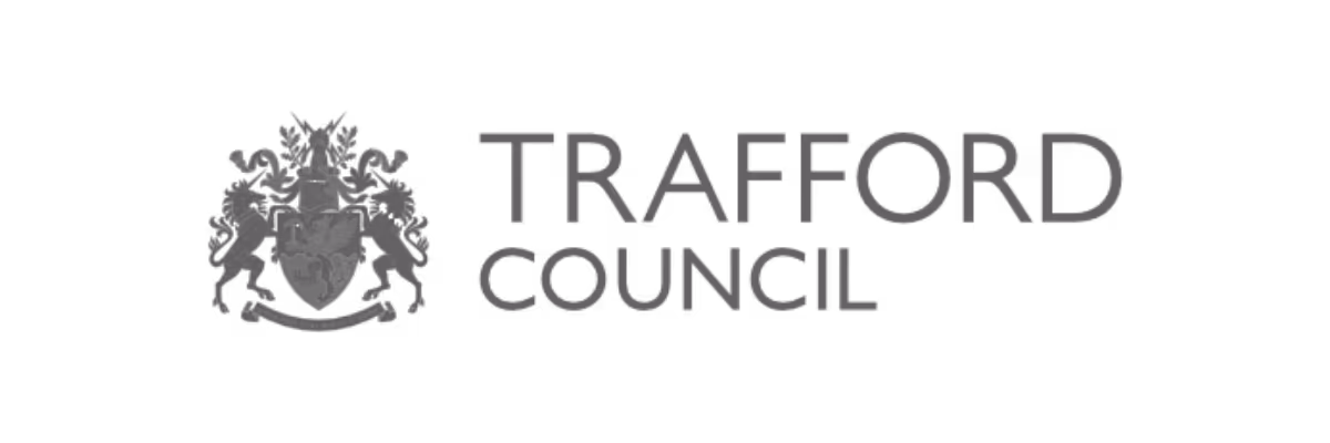 Trafford Council logo.