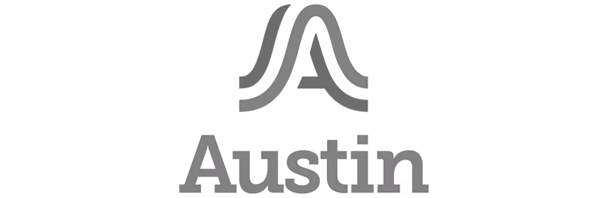 Austin company logo with stylized 'A' icon above the word Austin.