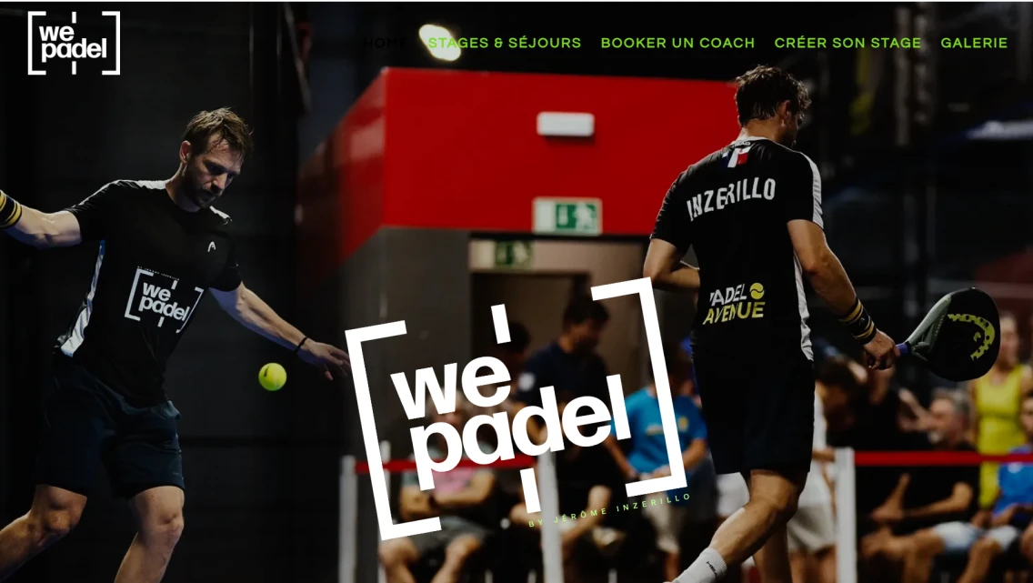 Site Web We Padel
