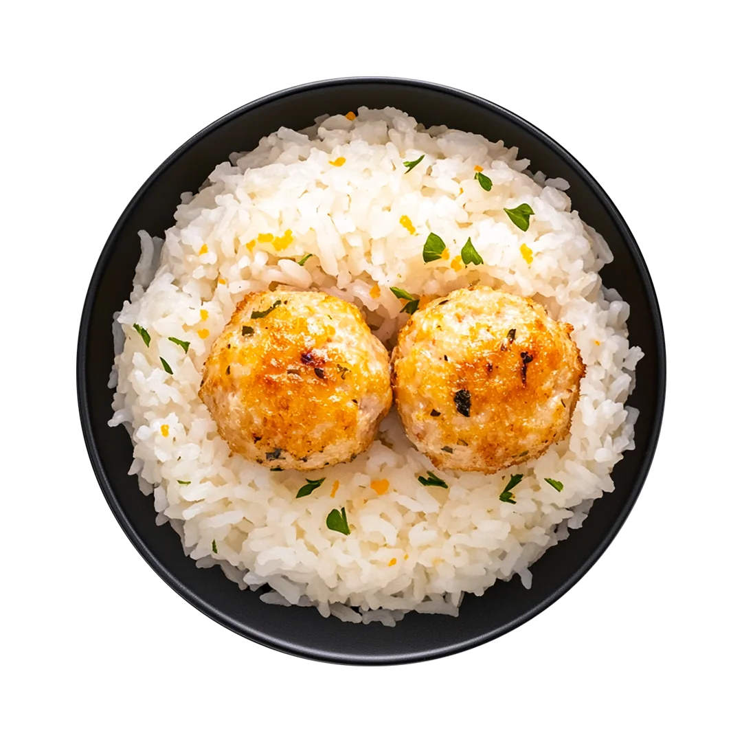 Рыбные тефтели с рисом