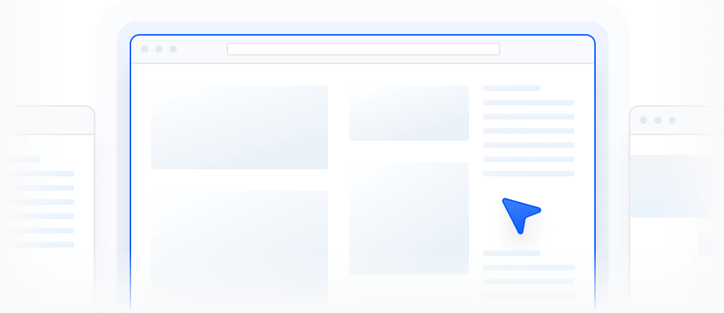 graphic of website