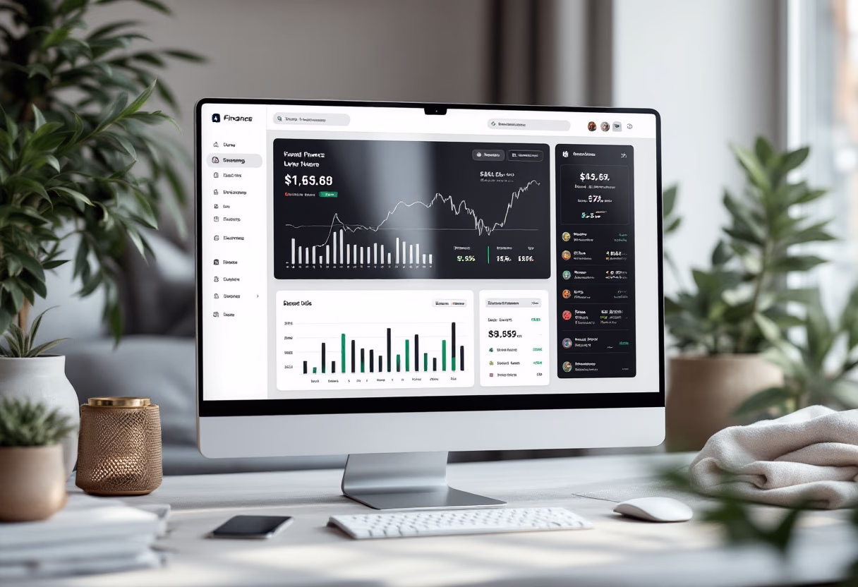 [interface] image of finance software in use