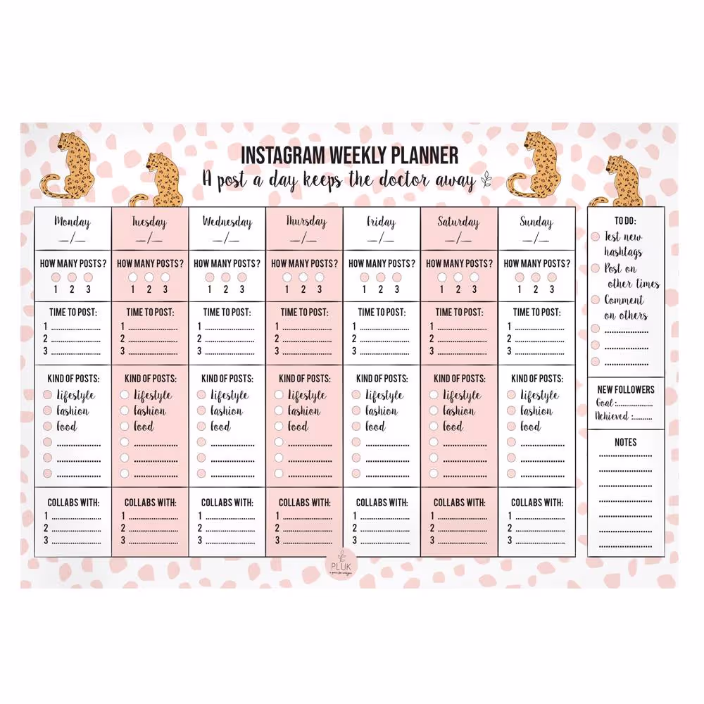 Instagram-weekly-planner