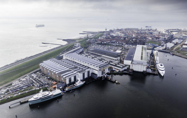 Haven & industrie: Vaste civiele contractor bij Damen Shipyard / Amels in Vlissingen.