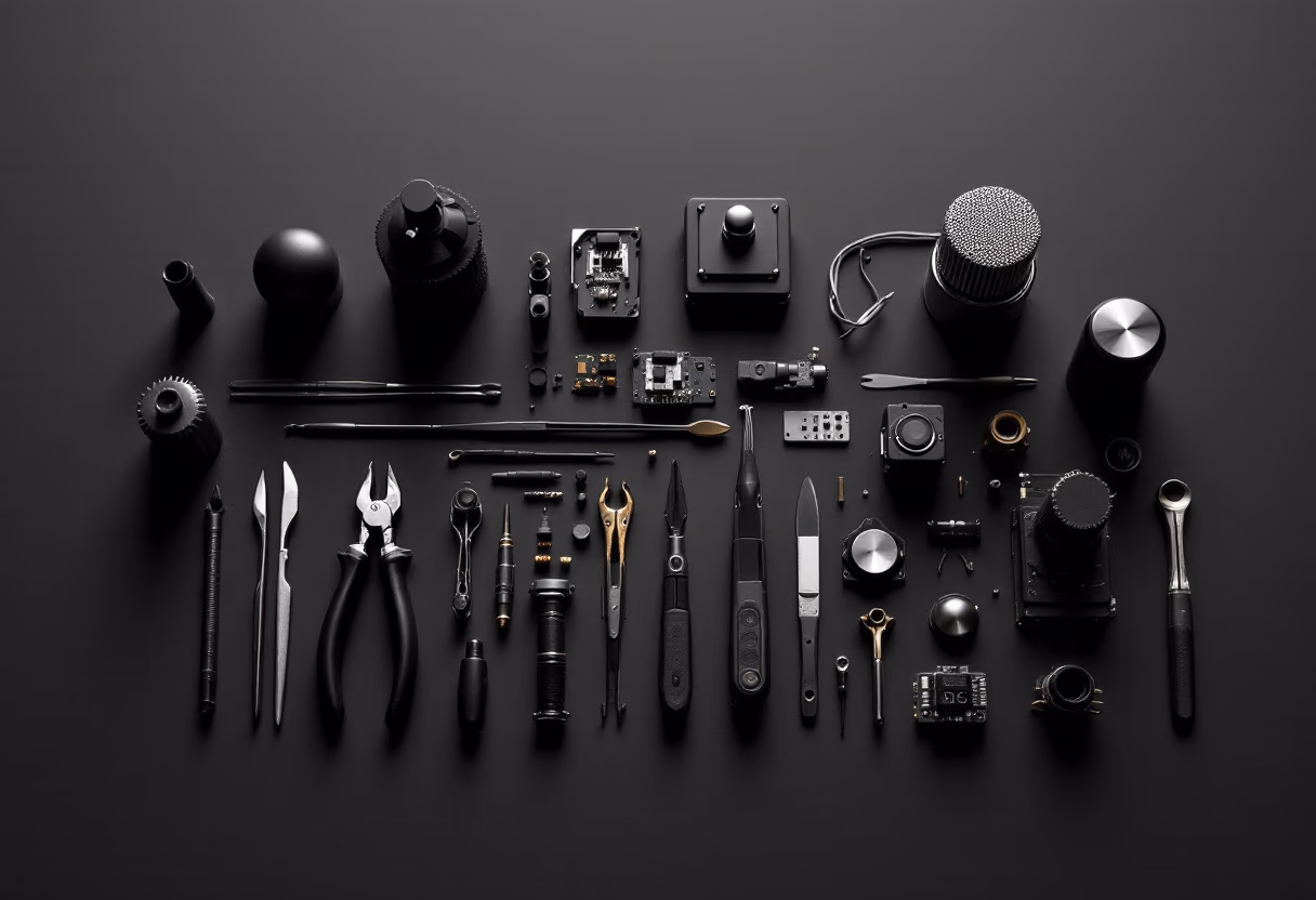 image of a repair workshop ambiance