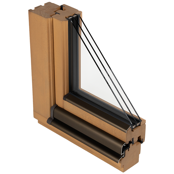 Drevohliníkové okno GS Centurio