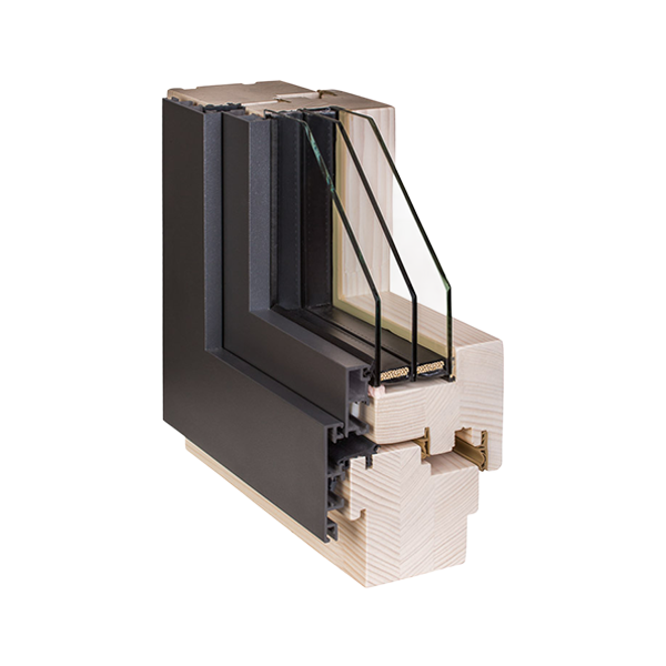 Drevohliníkové okno GS-300