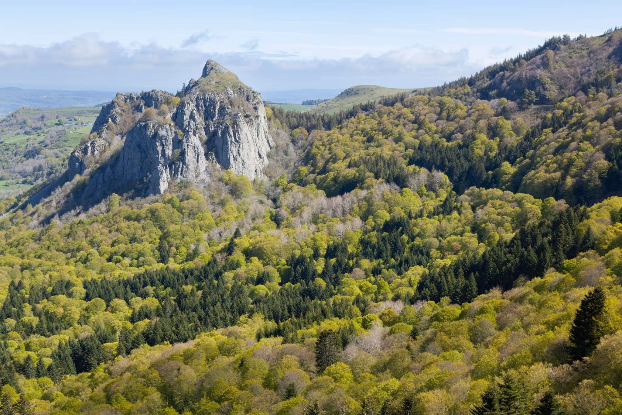 TÊTE DES CERFS > METZERAL — jour 3 du trek Vosges en Hamac, massif des Vosges en France.