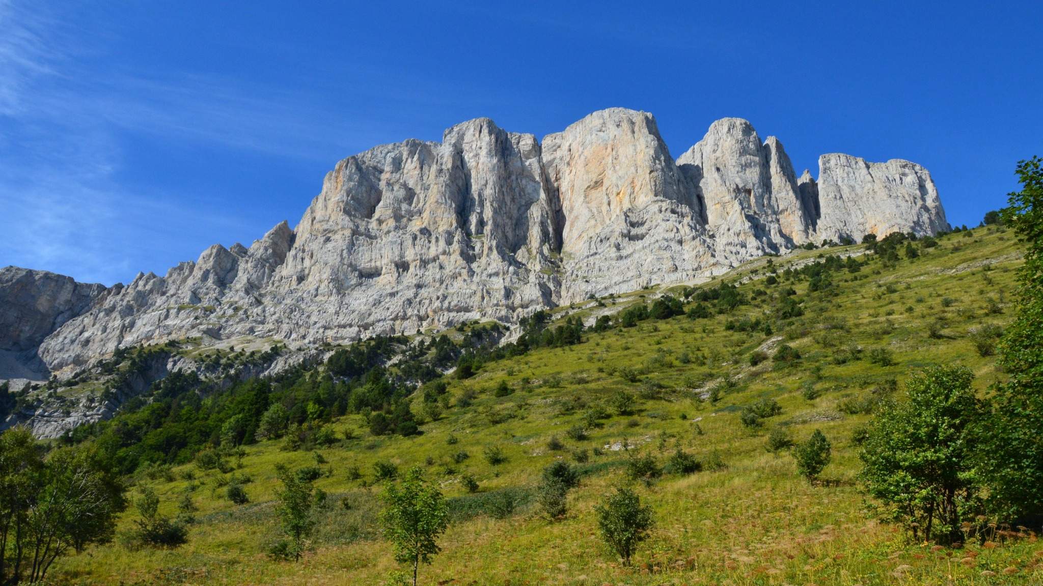 Chaumailloux, 1 600 m — jour 1 du trek Photo en Montagne, massif du Vercors en France.