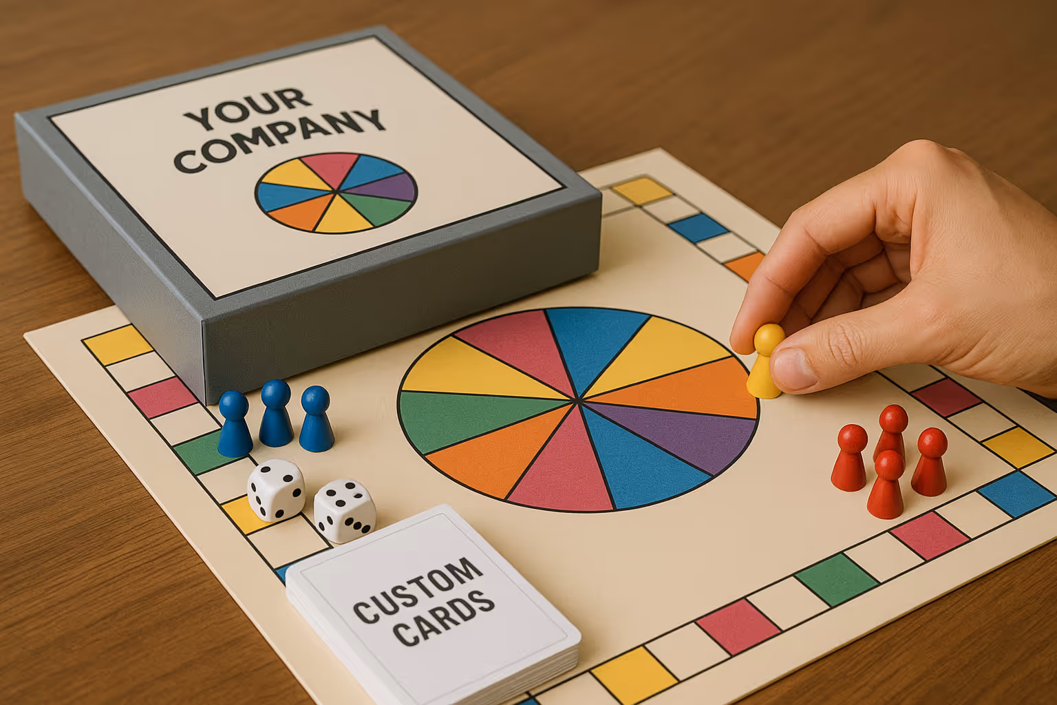 foto de un juego de mesa personalizable