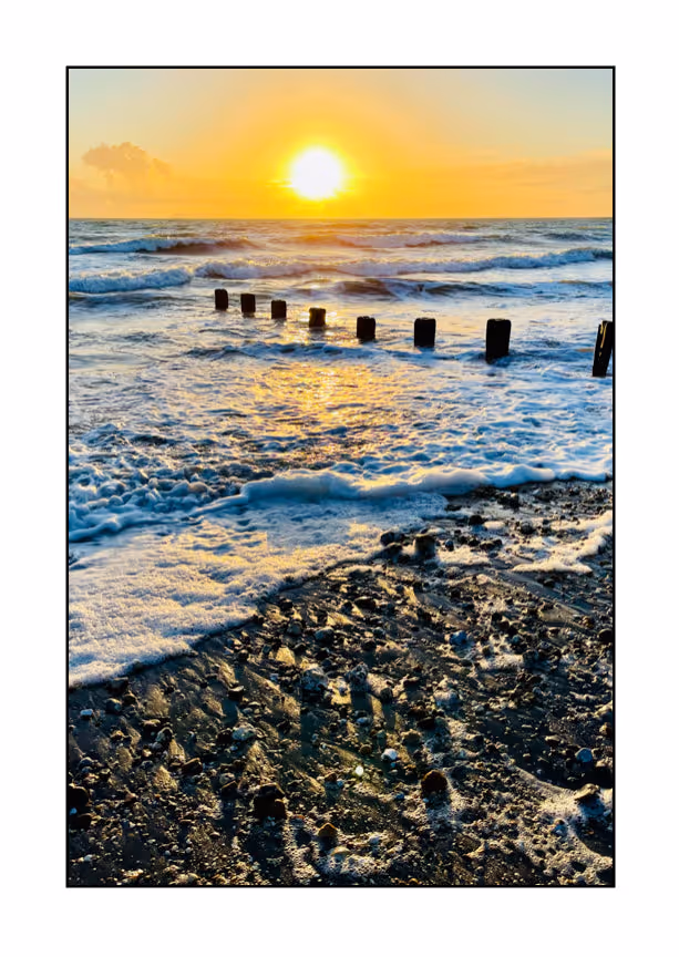 Sunset Groyne