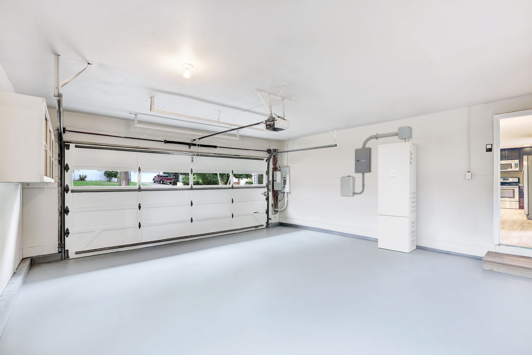 sonnen eco unit in a garage