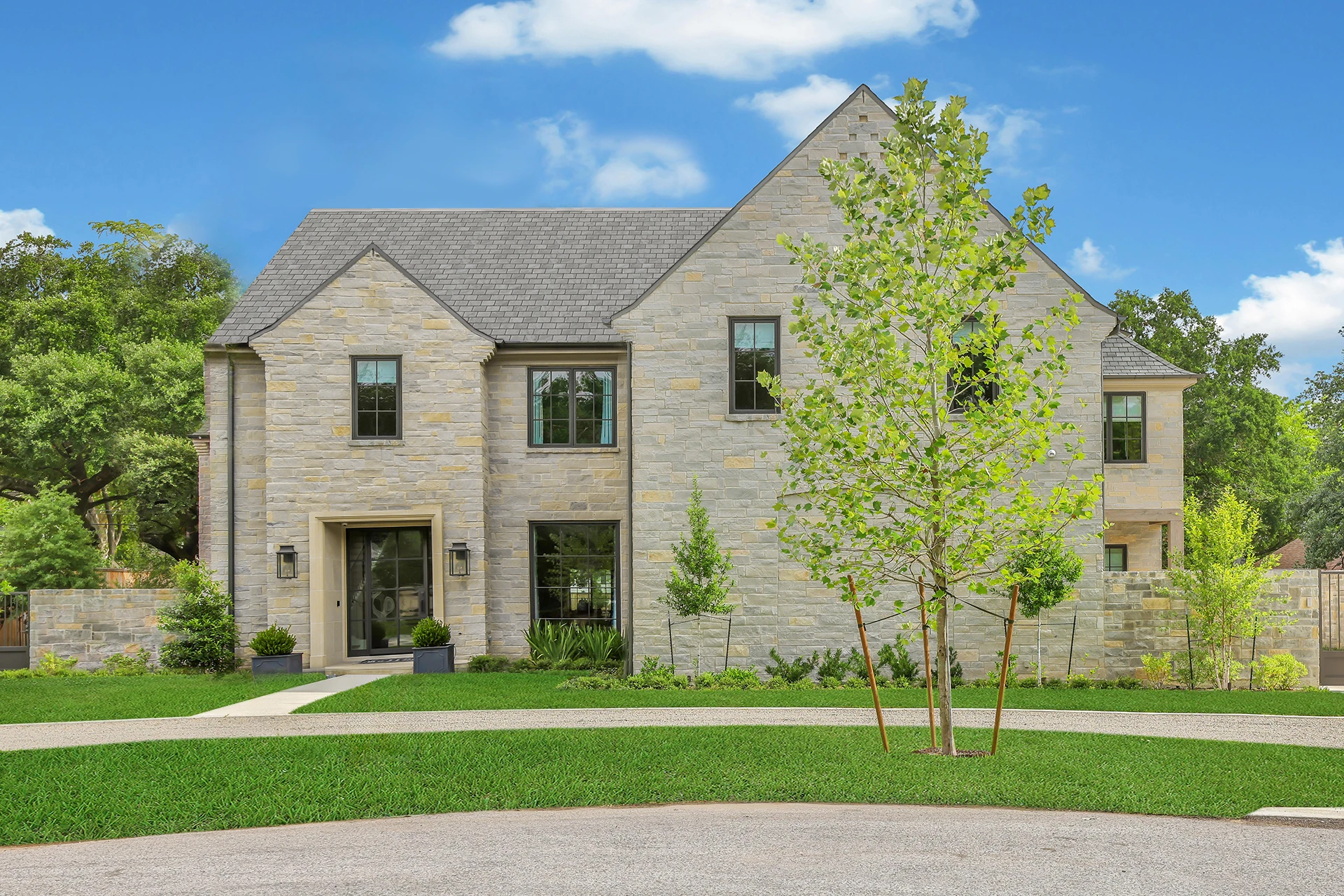 This new construction residence showcases timeless elegance