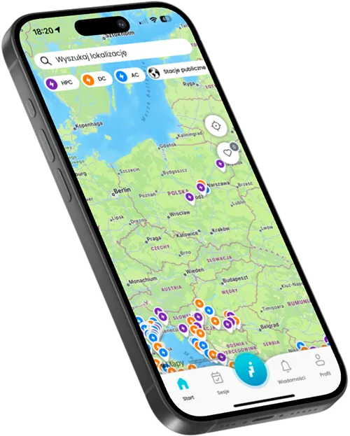 mapa lokalizacji Electrip na telefonie