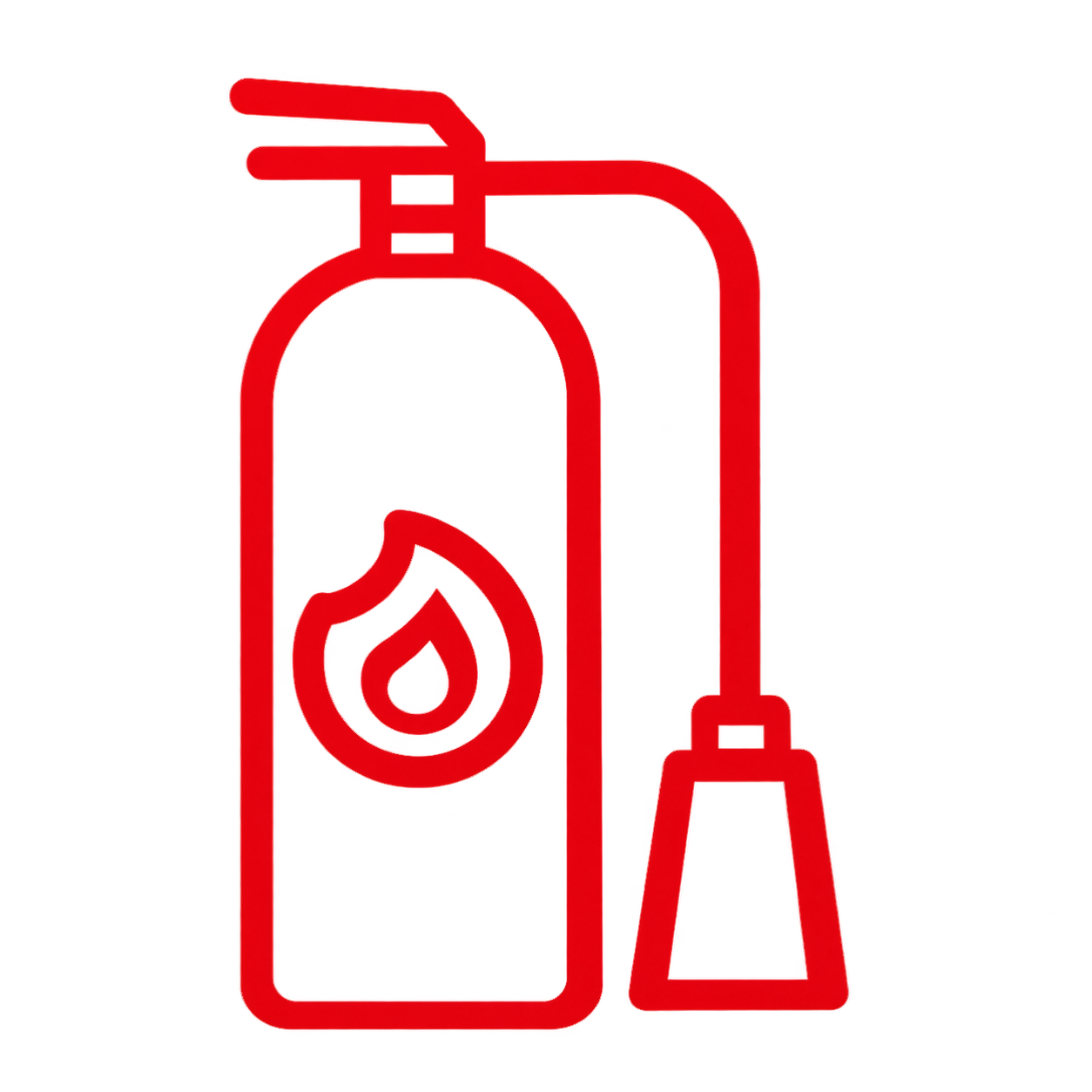  fire extinguisher flame icon 