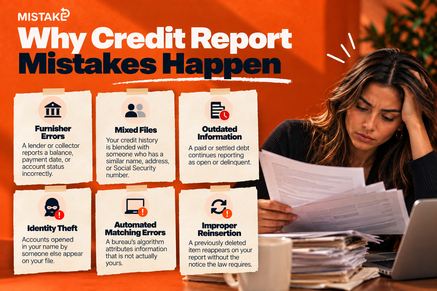 why credit report mistakes happen