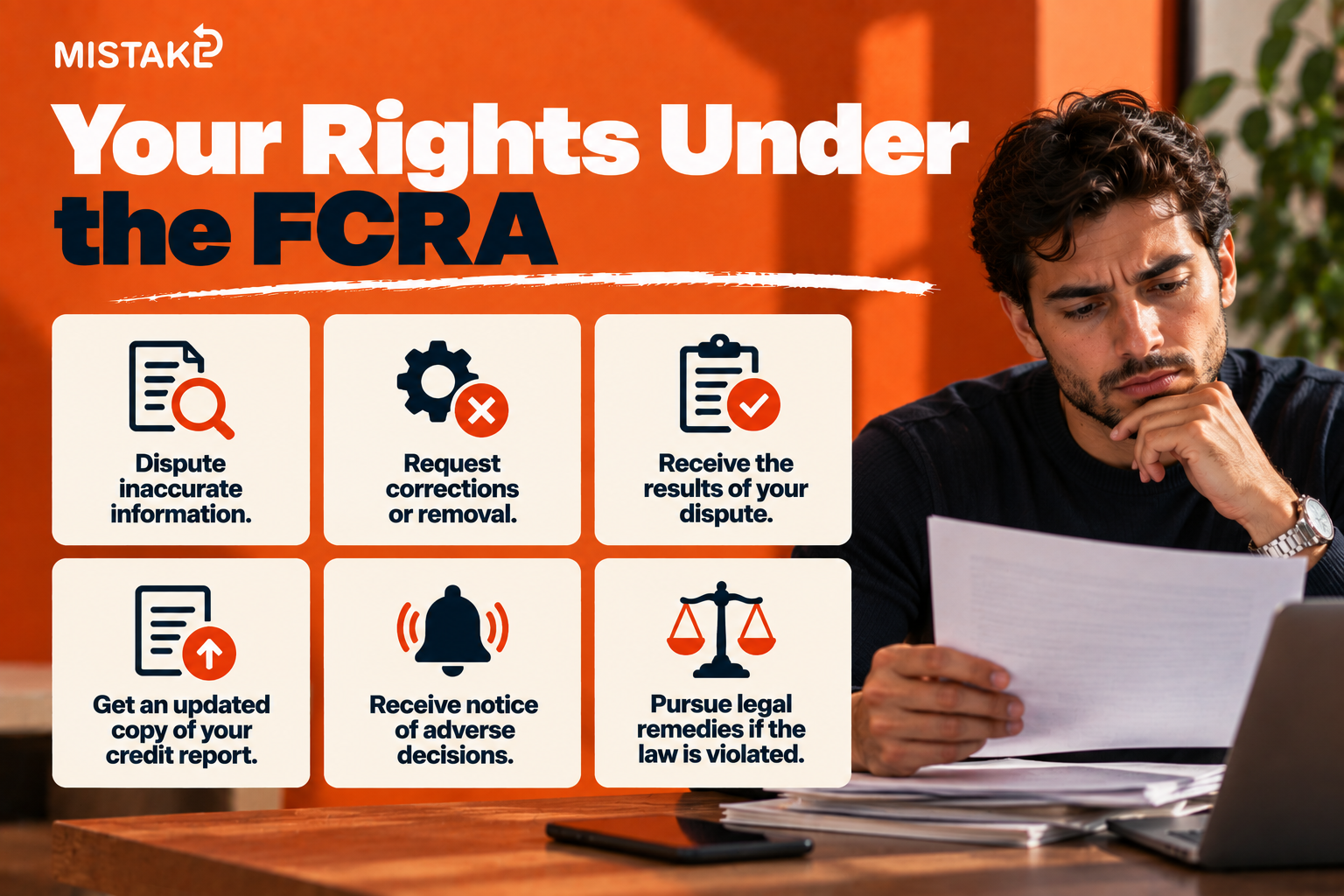 fcra rights for credit report errors mistake.com