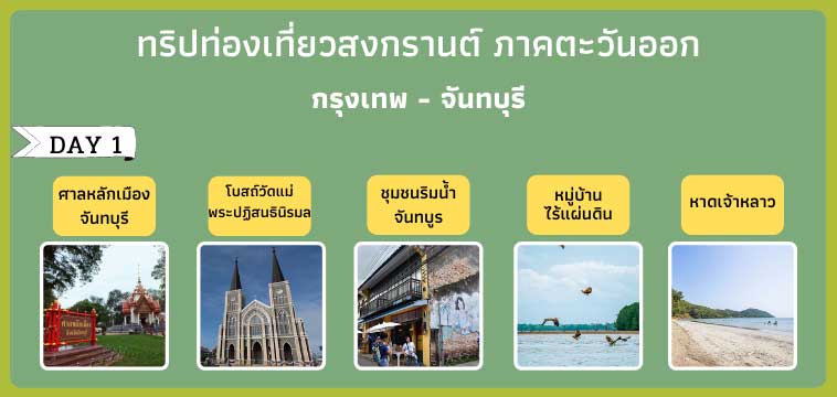 โปรแกรมวันที่ 1 ภาคตะวันออก