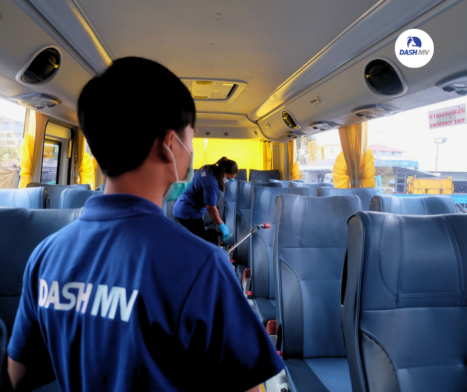 เช่ารถบัส DASH MV มาตรฐานความปลอดภัยสูงสุด
