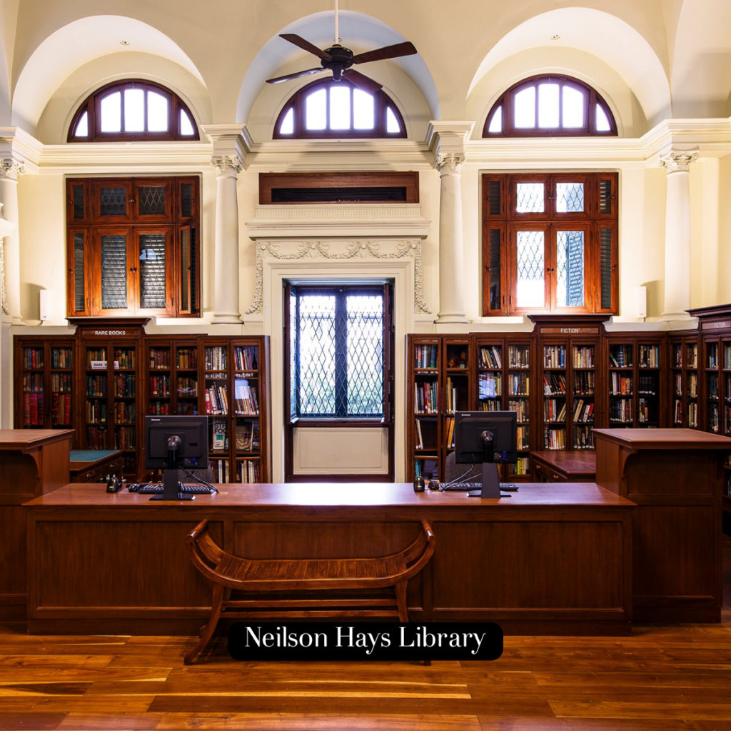 ห้องสมุดเนียลสัน เฮส์ (Neilson Hays Library)