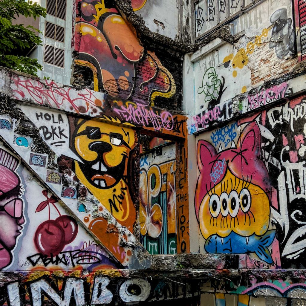 Street Art สวนเฉลิมหล้า ราชเทวี