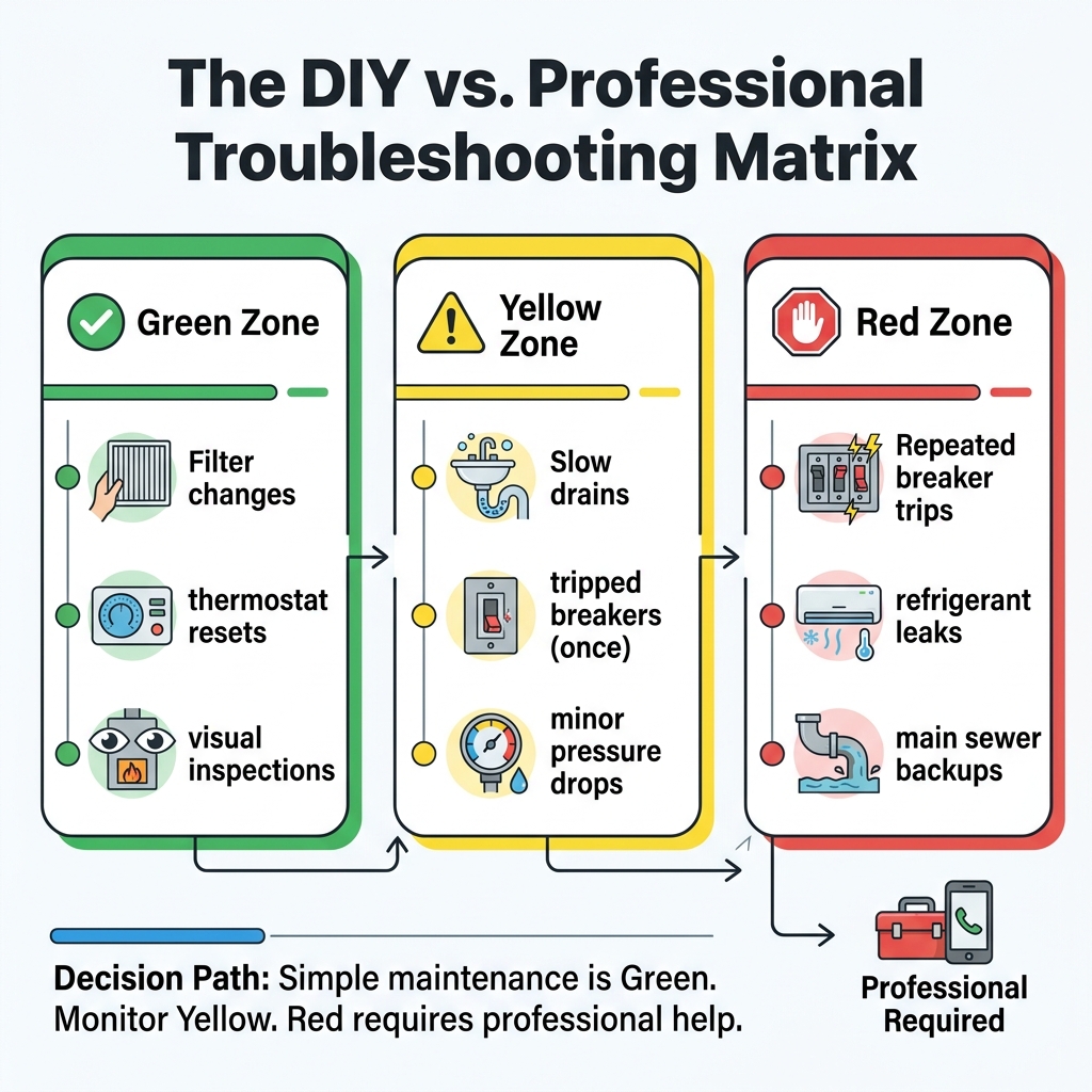 The DIY vs. Professional Troubleshooting Matrix