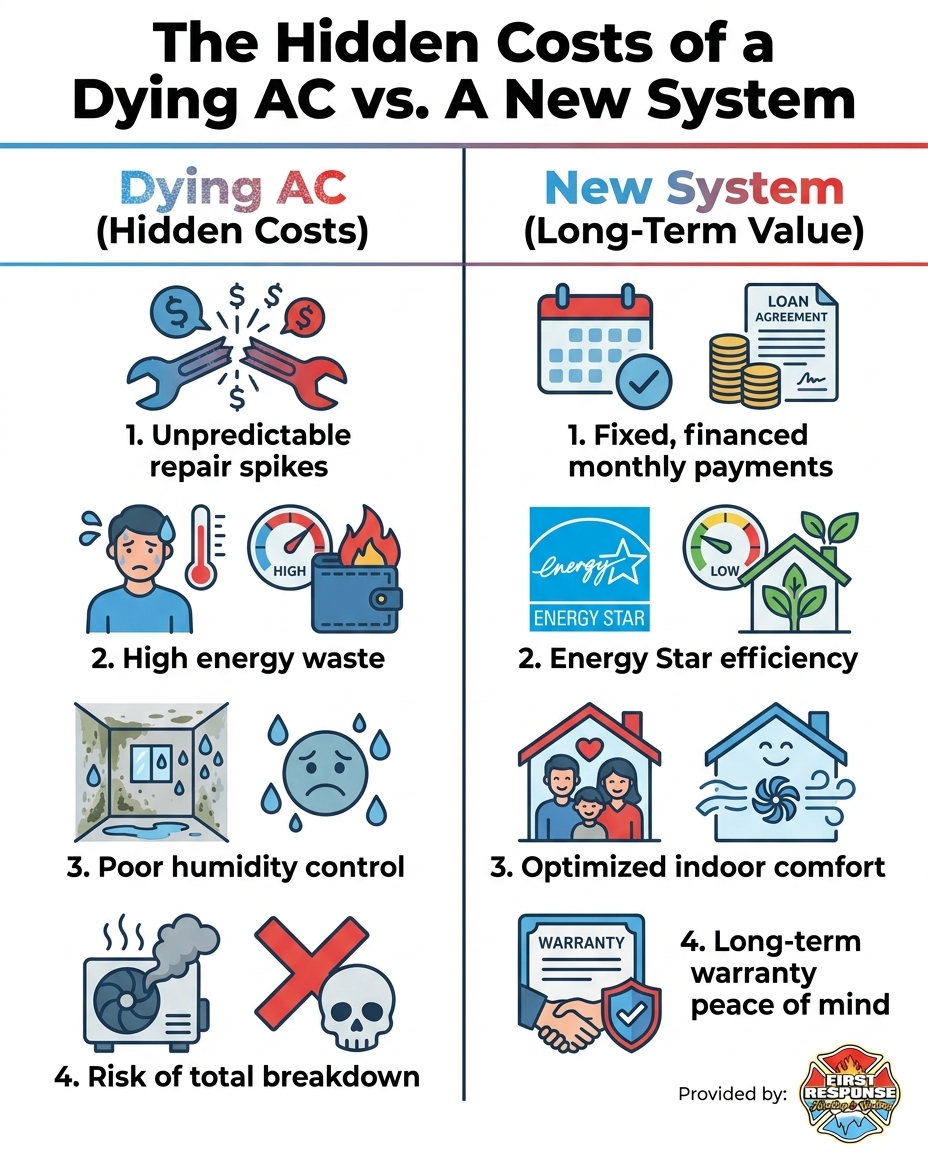 The Hidden Costs of a Dying AC vs. A New System