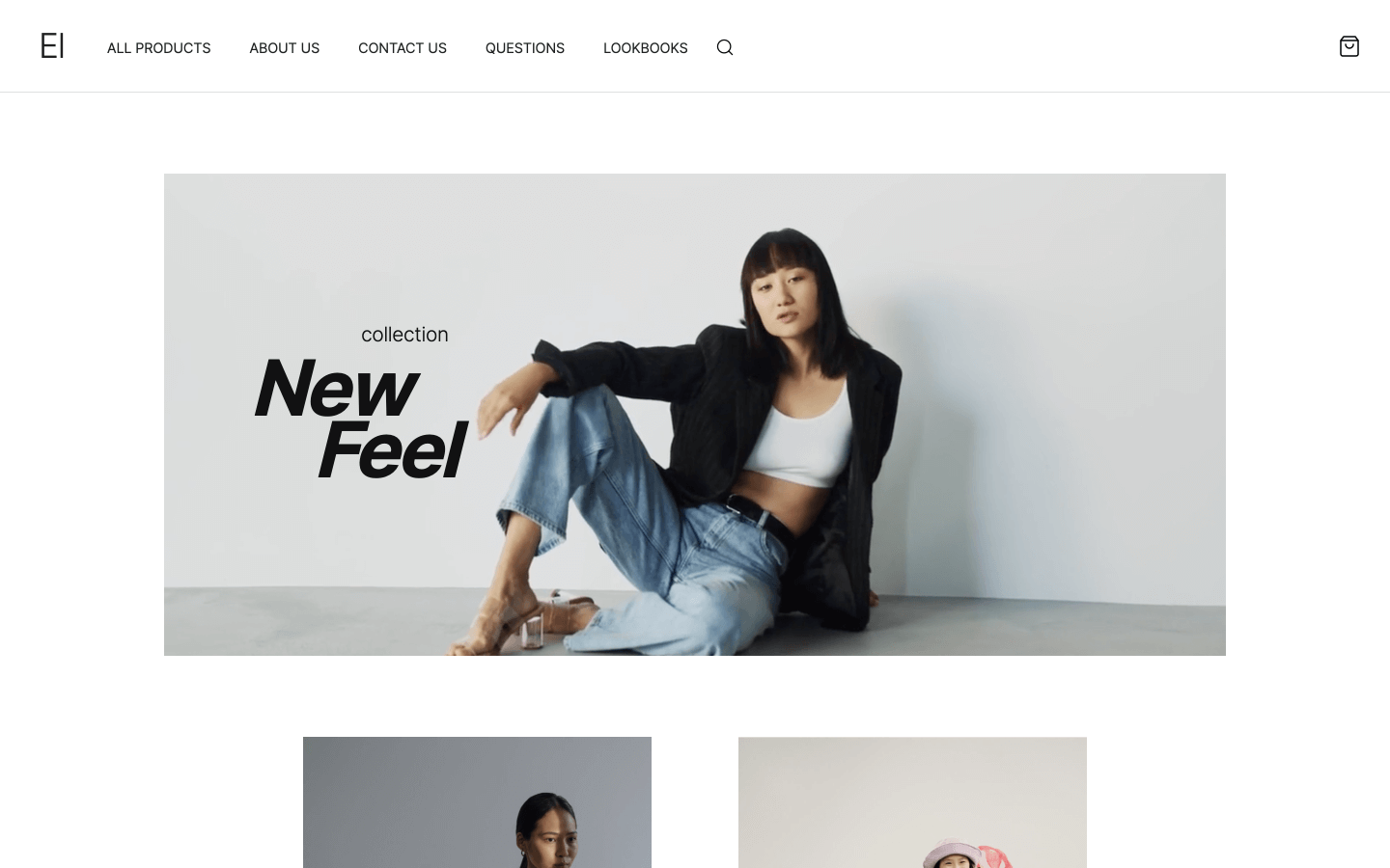 Webflow store template