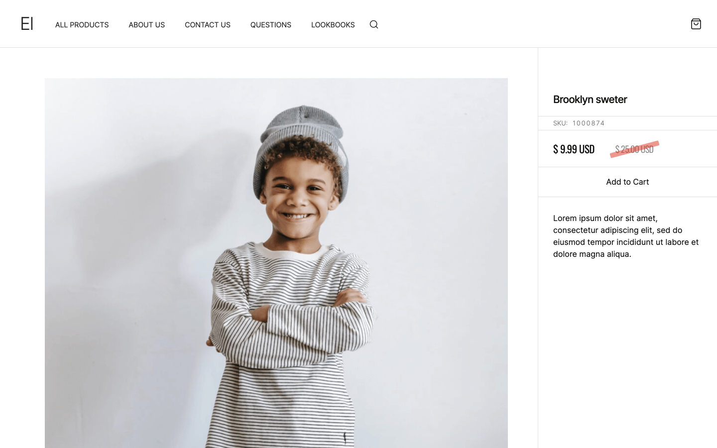 Webflow store template