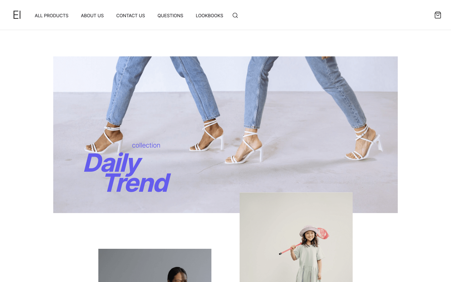 Webflow store template