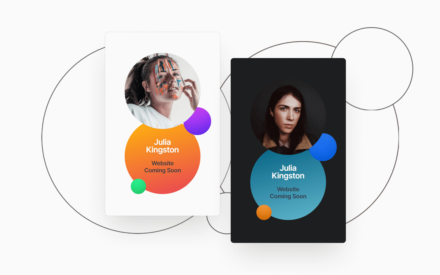 coming soon webflow template, one page