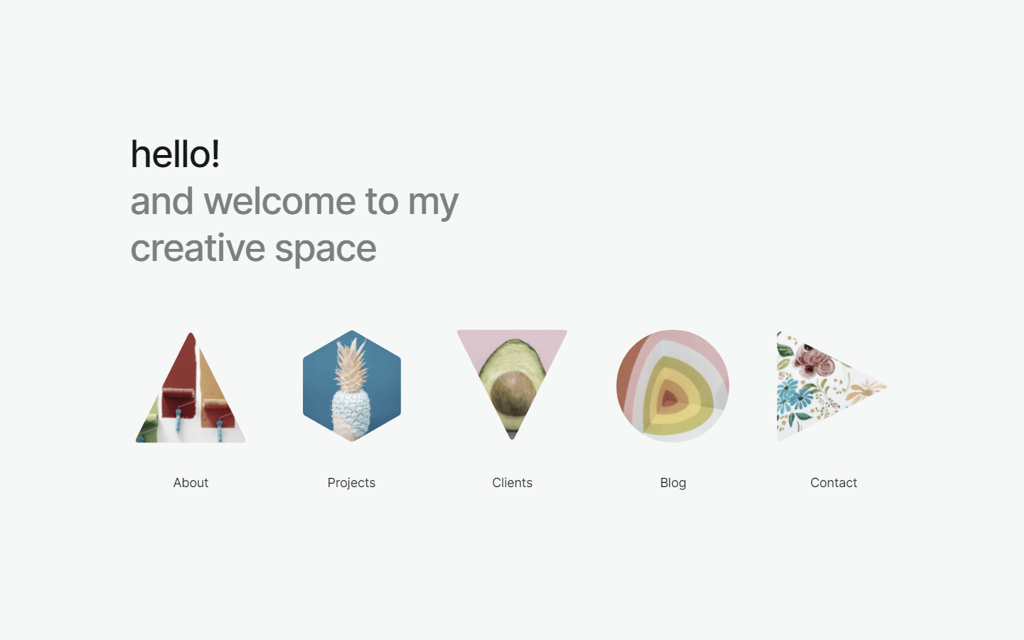 creative portfolio designer webflow template
