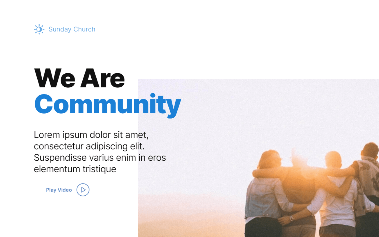 church, non profit, company webflow template