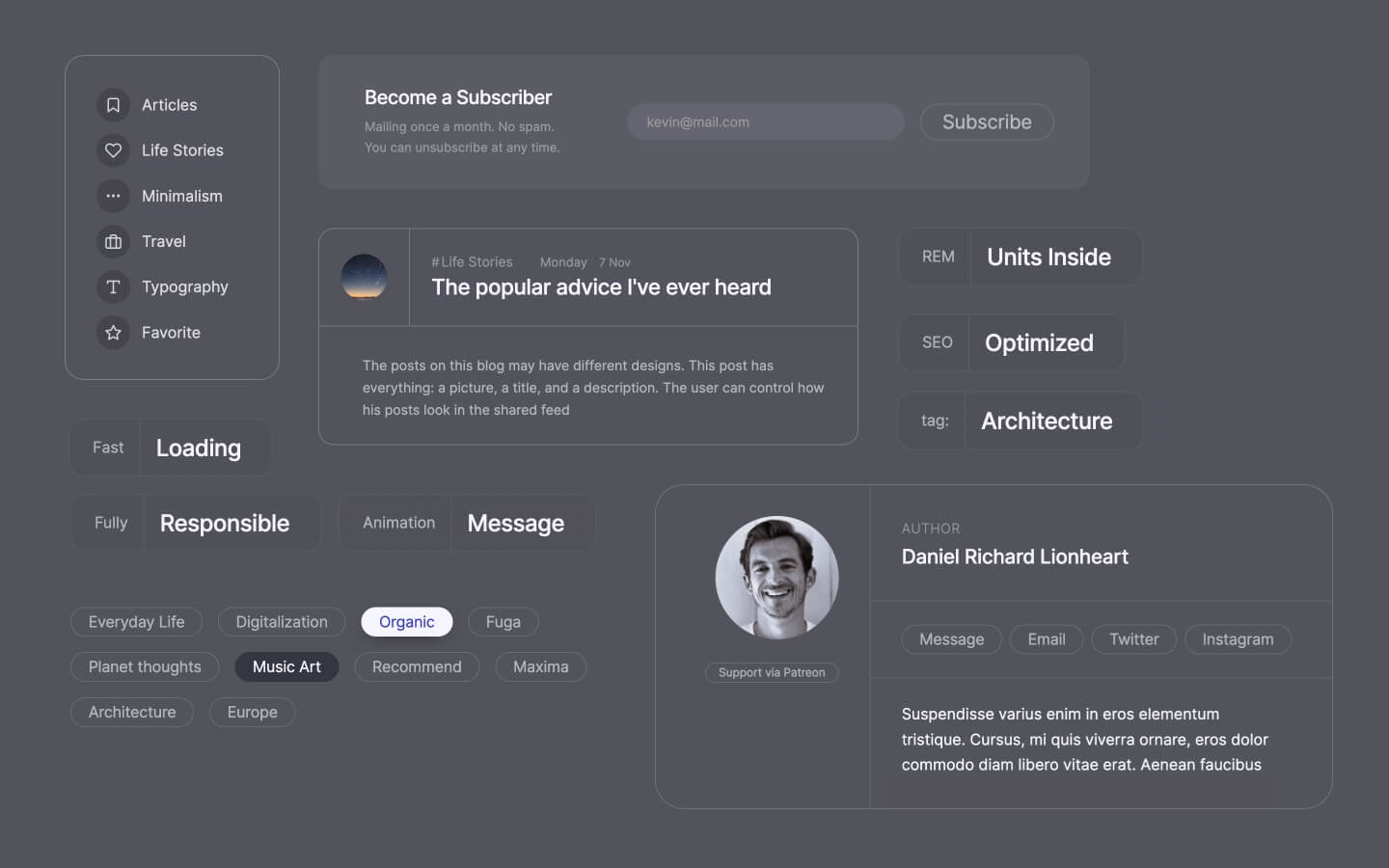 blog template for webflow website 3