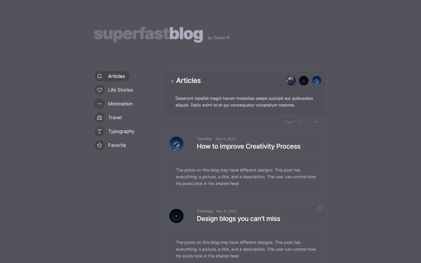 blog template for webflow website 6
