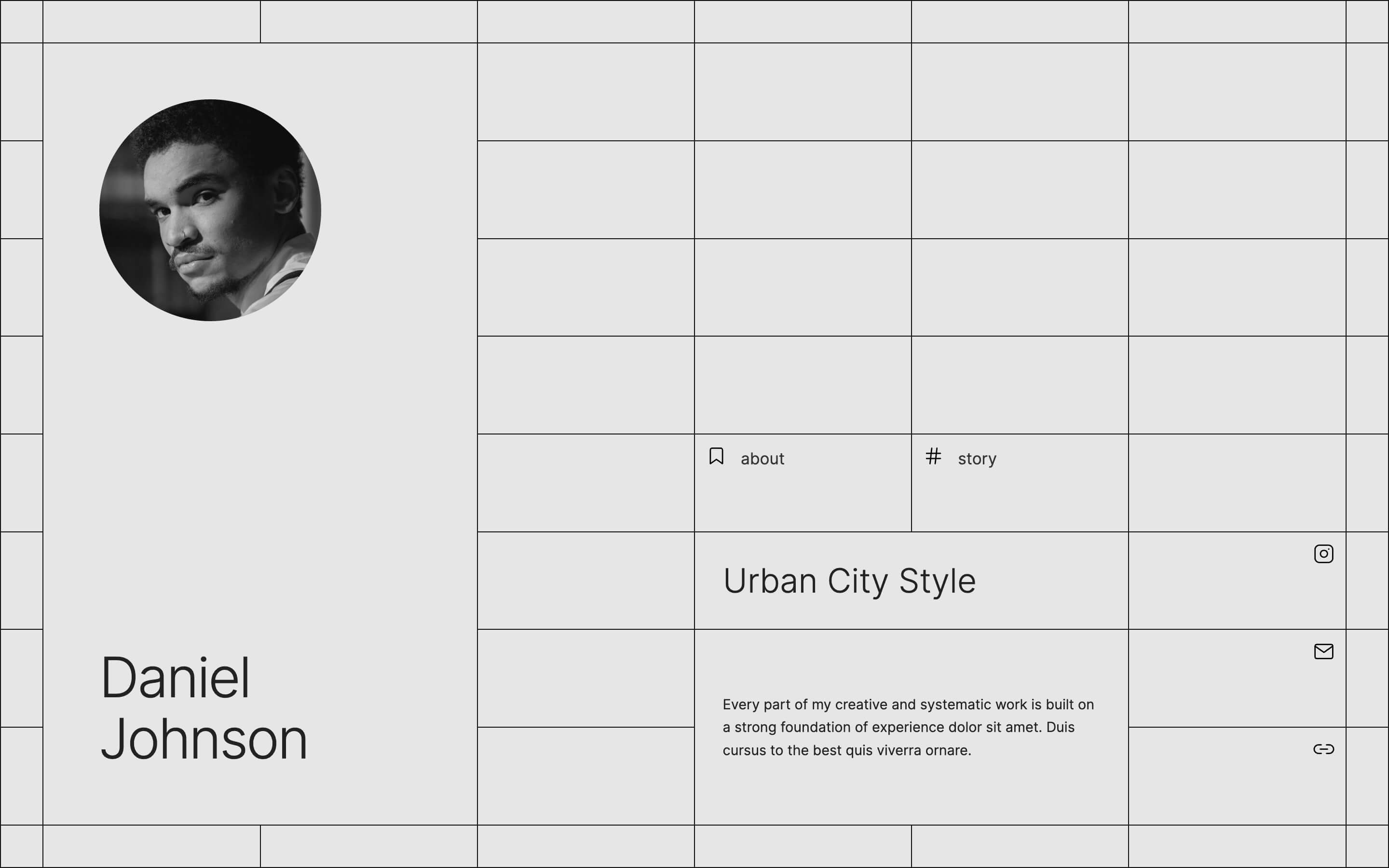 visit card webflow template, v2