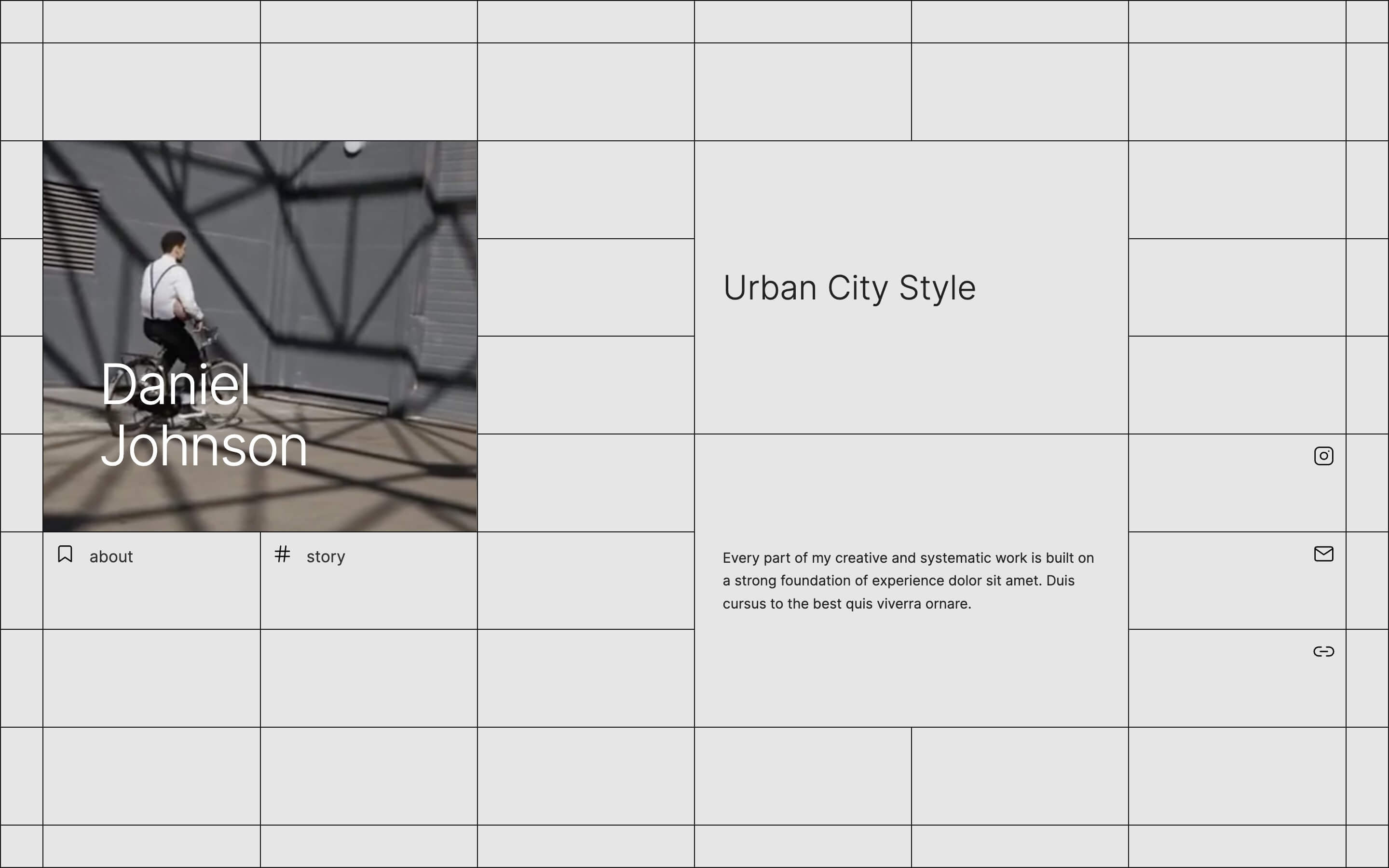 visit card webflow template, v3