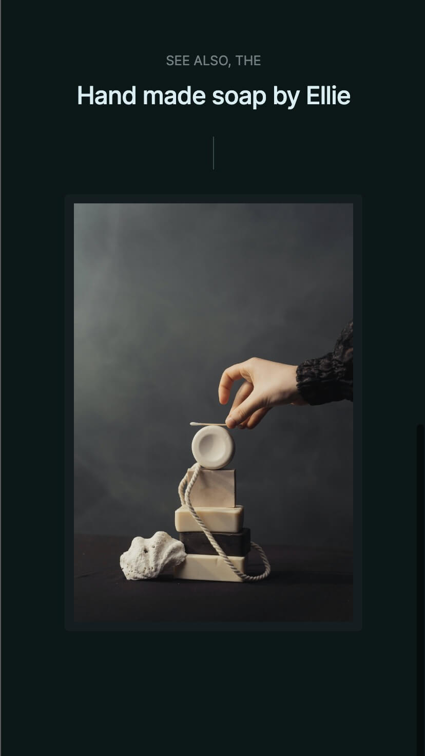 minimal webflow theme for photographers, mobile view