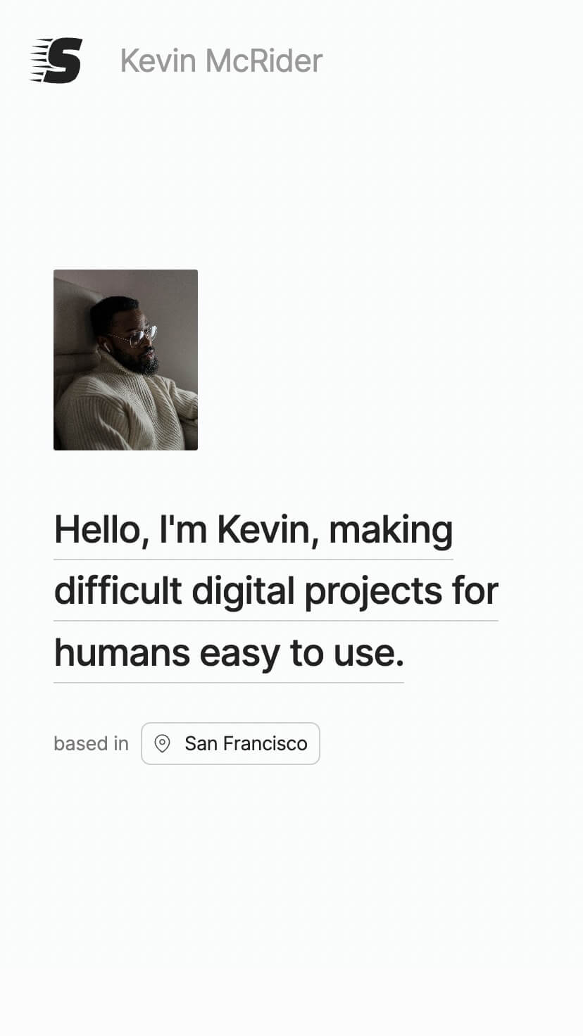 creative portfolio, minimalistic webflow theme, mobile responsive, hero section