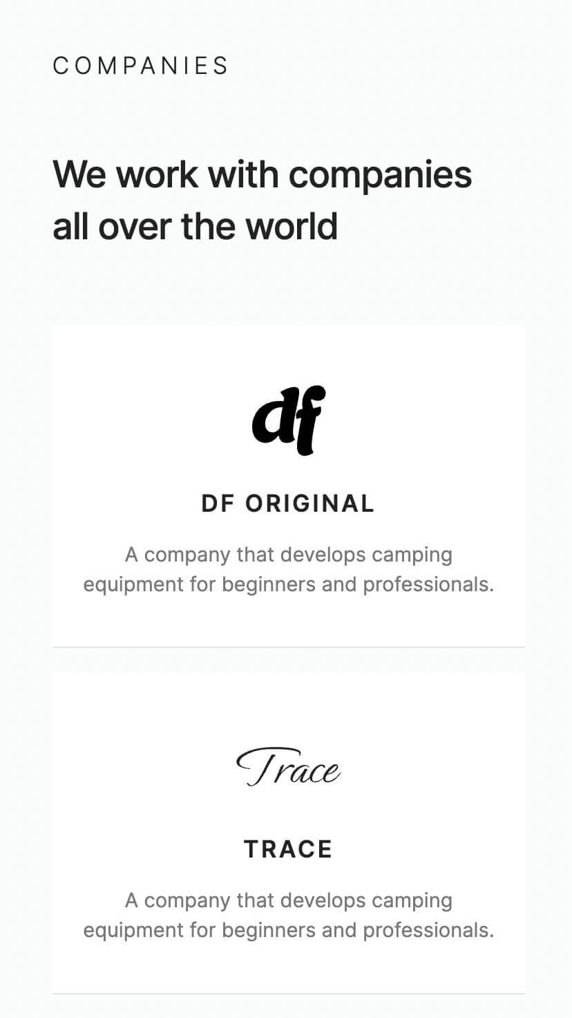 creative portfolio, minimalistic webflow theme, mobile responsive, clients logo section