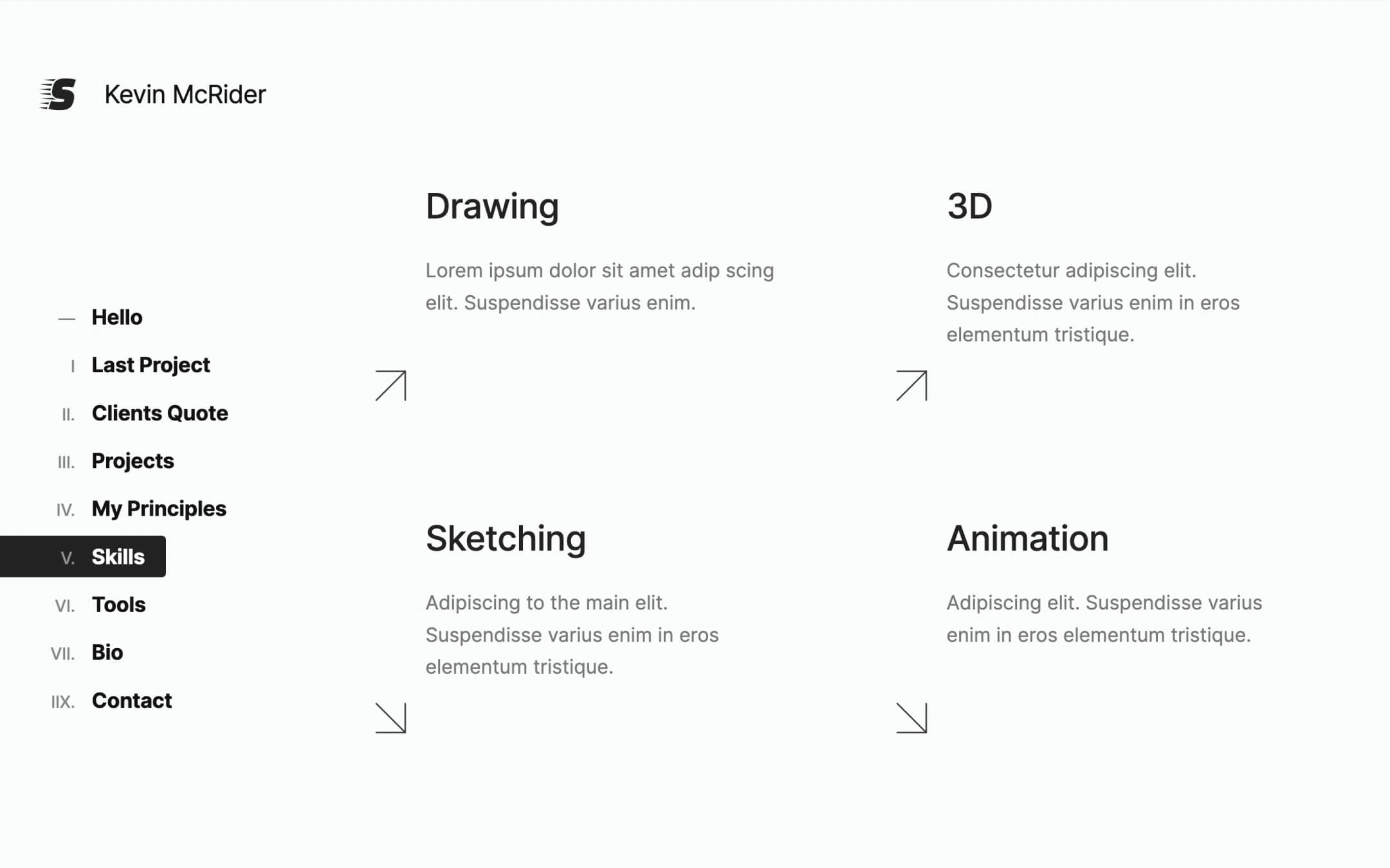 personal portfolio webflow template 13