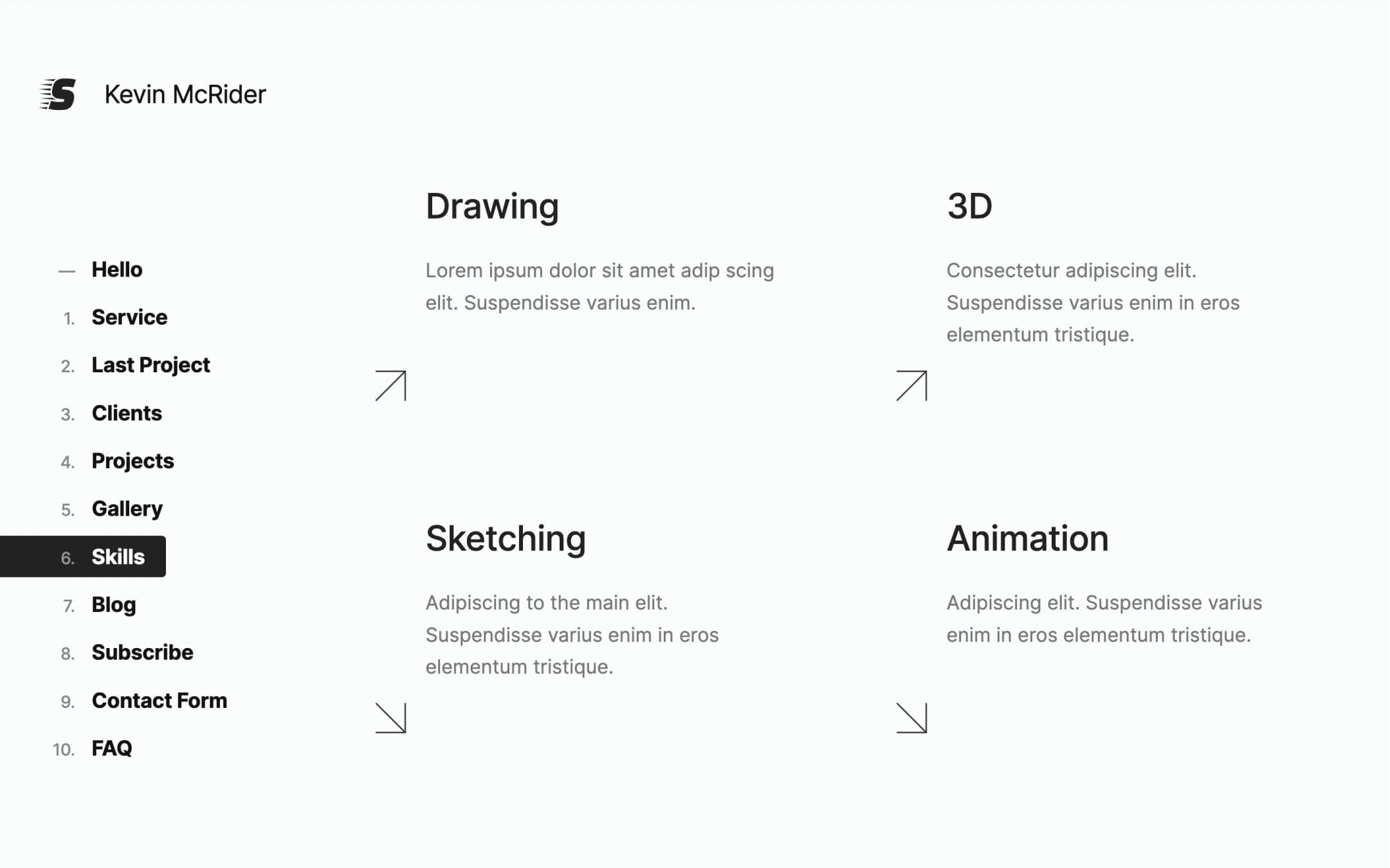 personal portfolio webflow template 9