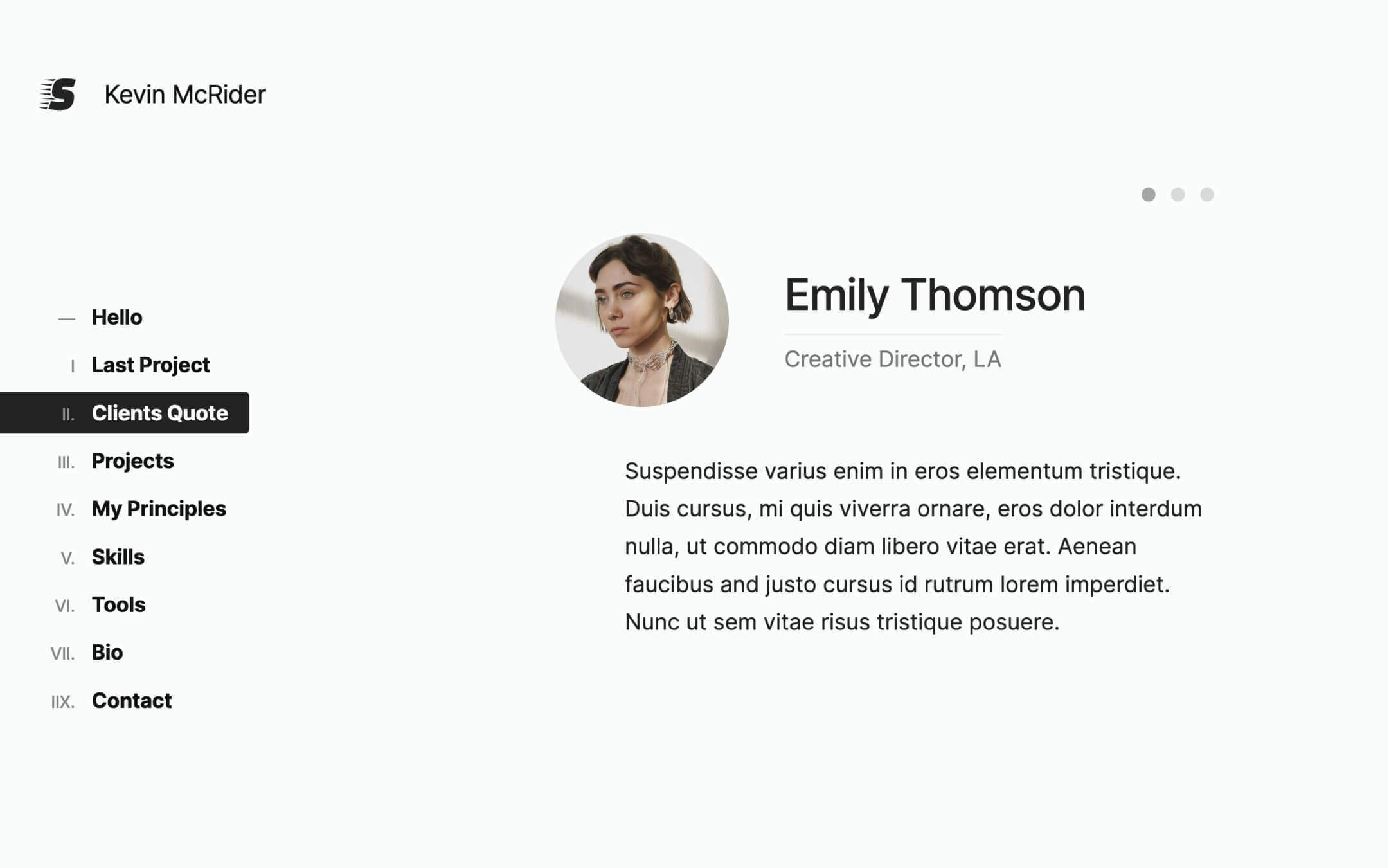 personal portfolio webflow template 8