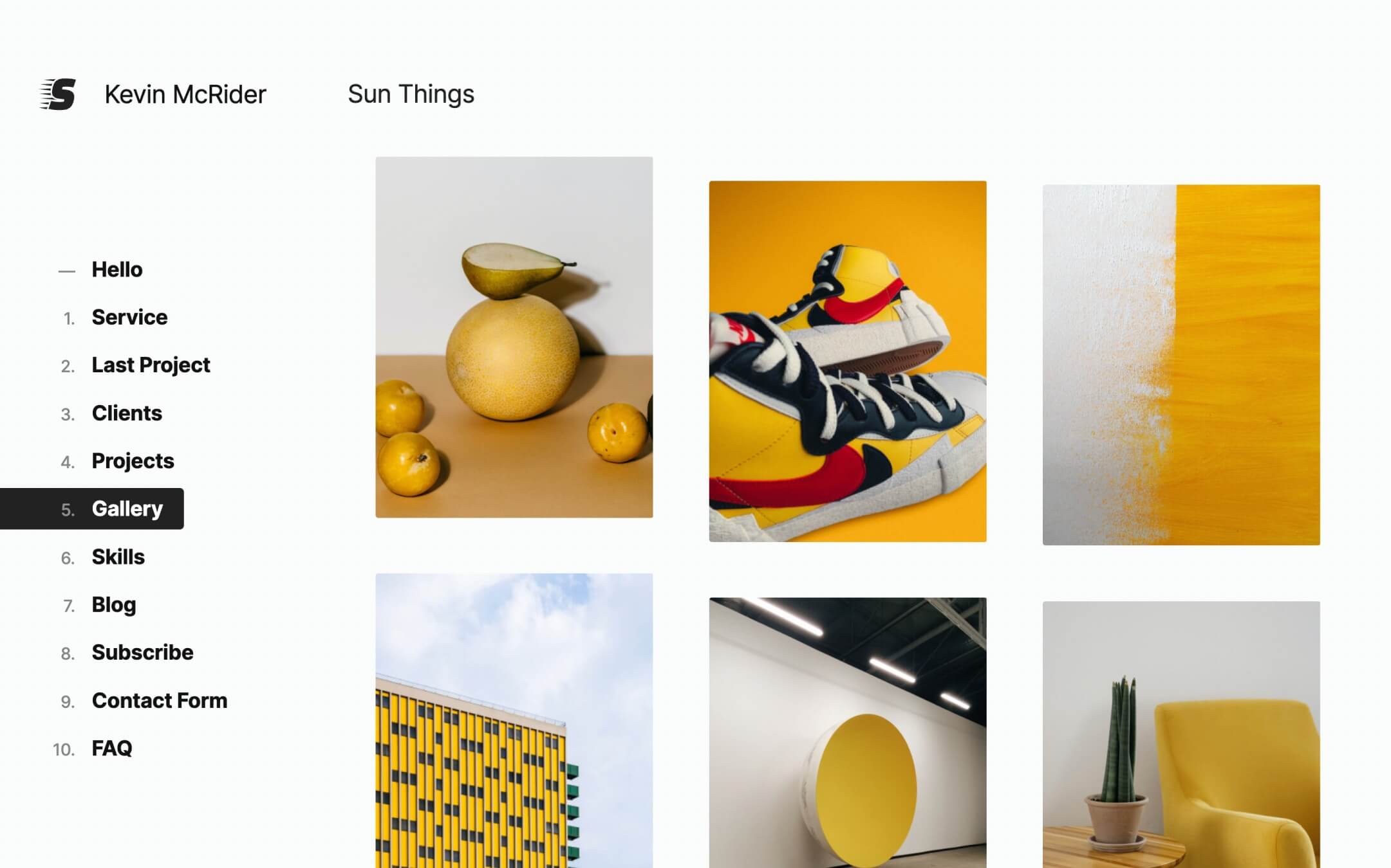 personal portfolio webflow template 6