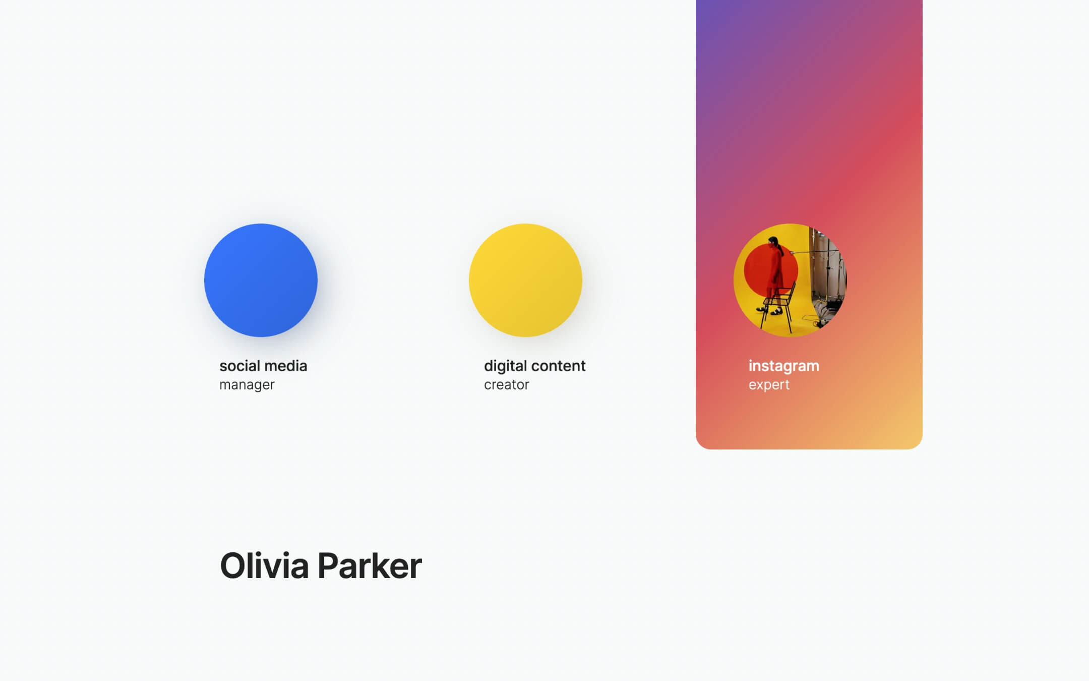 creative personal webflow template with animations