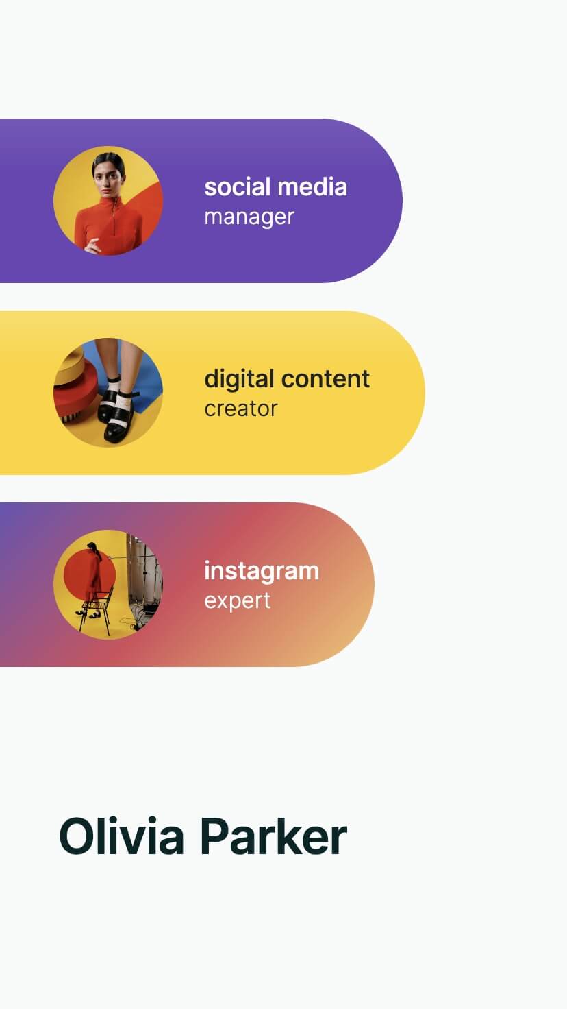 creative personal webflow template with animations, mobile design