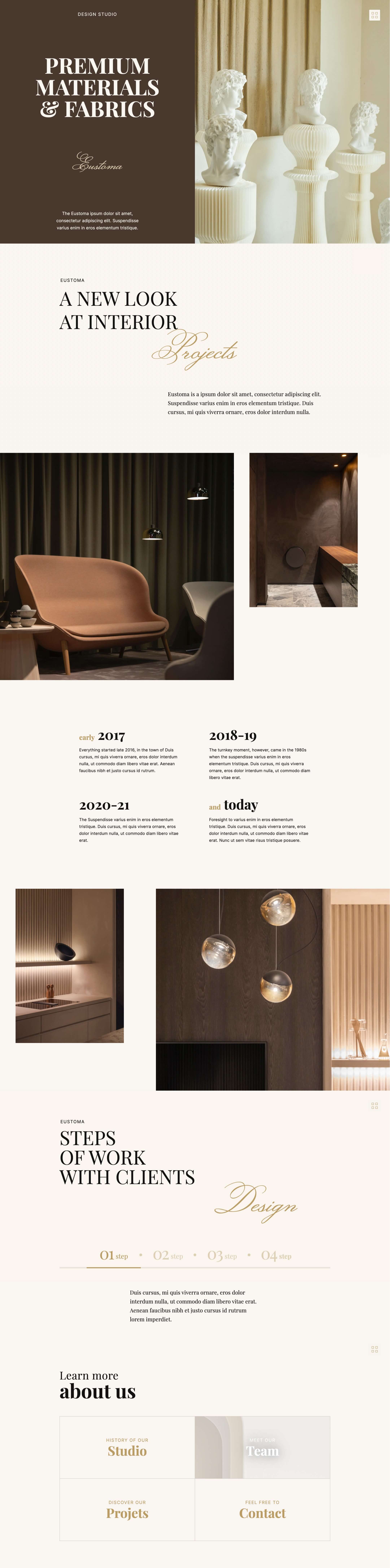 webflow interior template, design studio