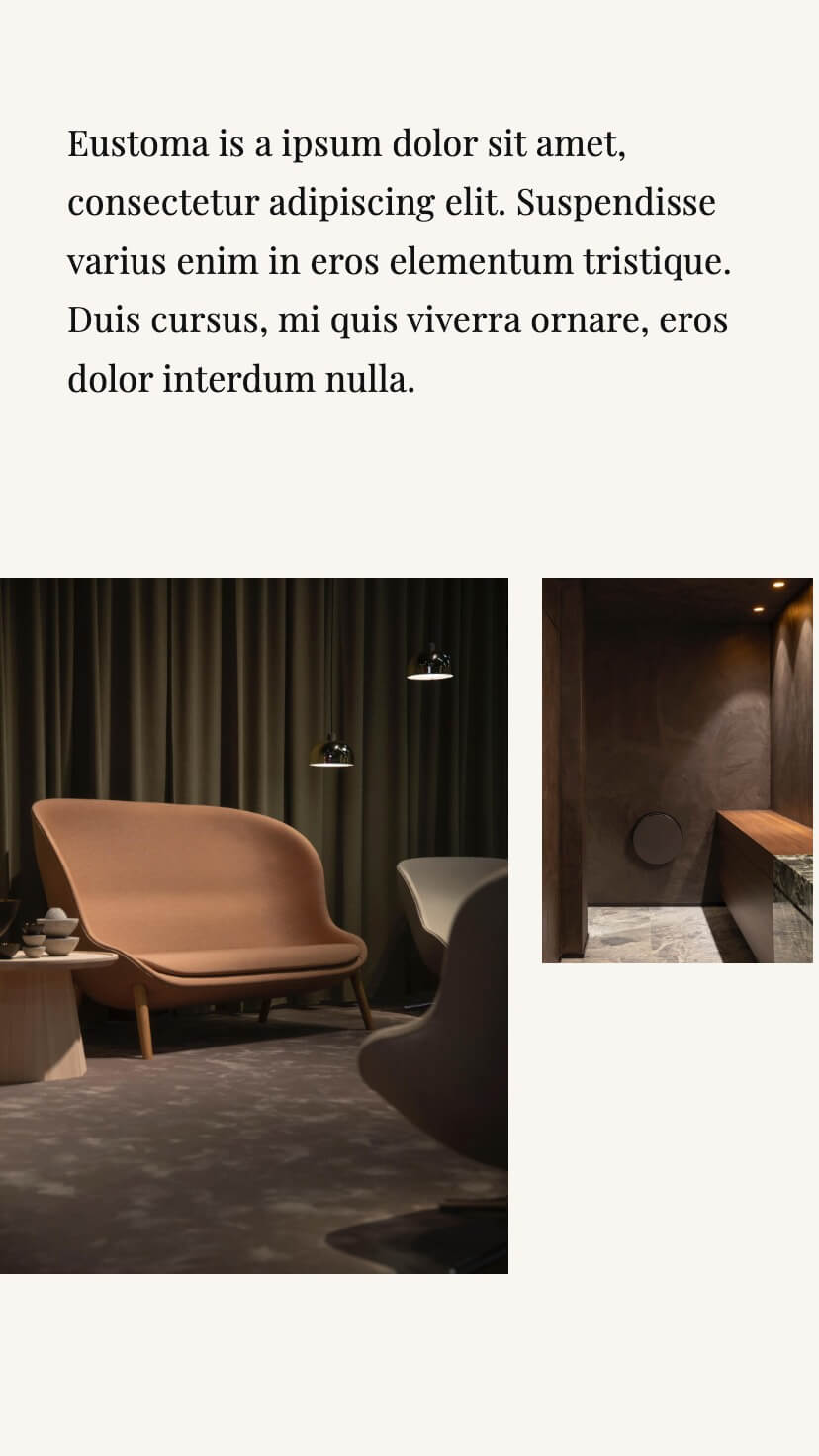 webflow interior template, design studio, mobile design