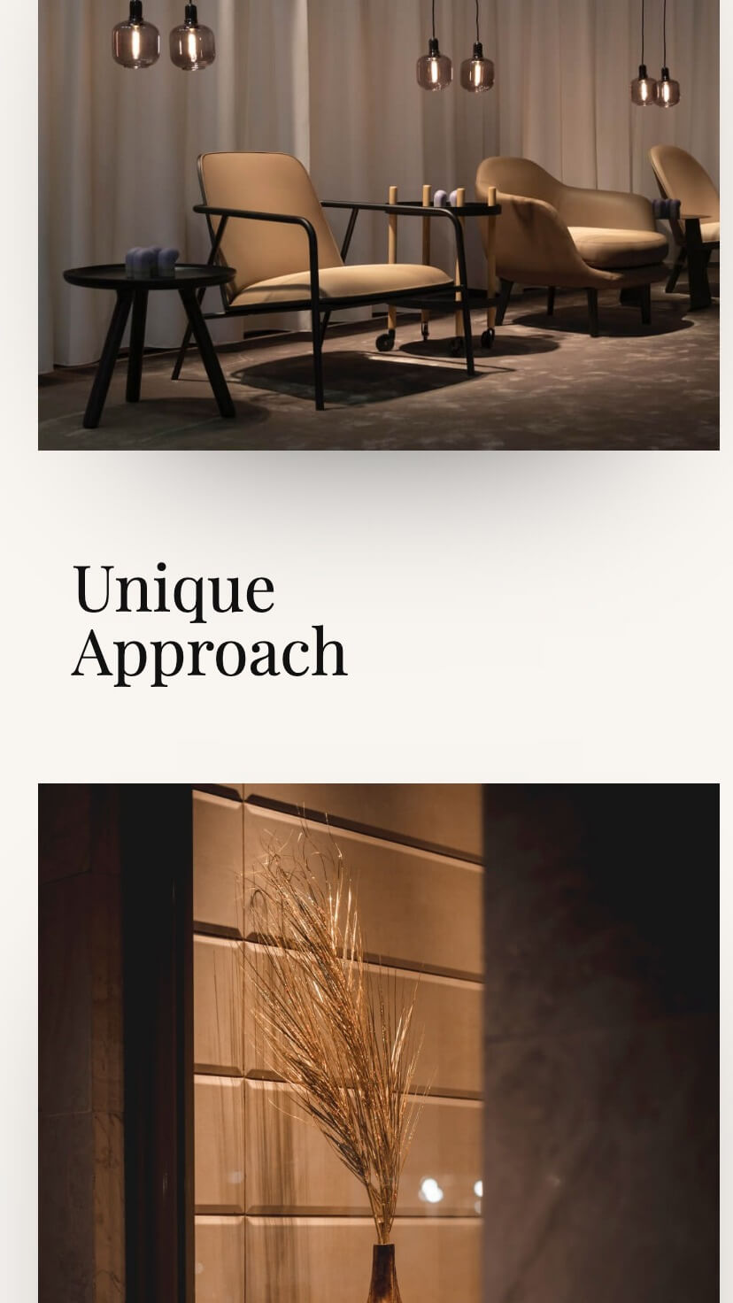 webflow interior template, design studio, mobile design